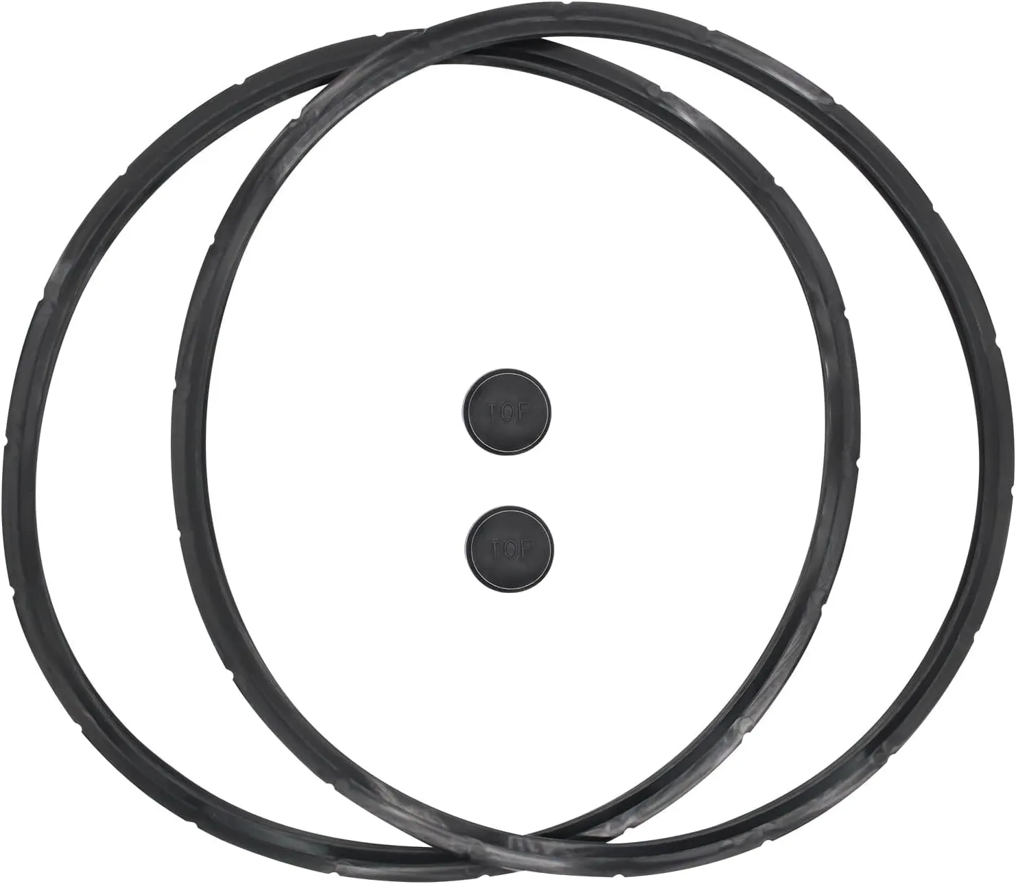 09924 Pressure Canner Sealing Ring & Overpressure Plug for Presto Pressure Cooker 6 Quart and 8 Quart Replacement Models 0128206 0128202 0128203 0128204 (2 2/Pack)