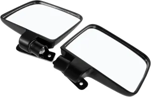 1 Set Golf Cart Mirrors Replaceable Side Rear View Mirrors for Enhanced Safety Durable Shock Resistant Design Accurate Reflection for Improved Driving Experience