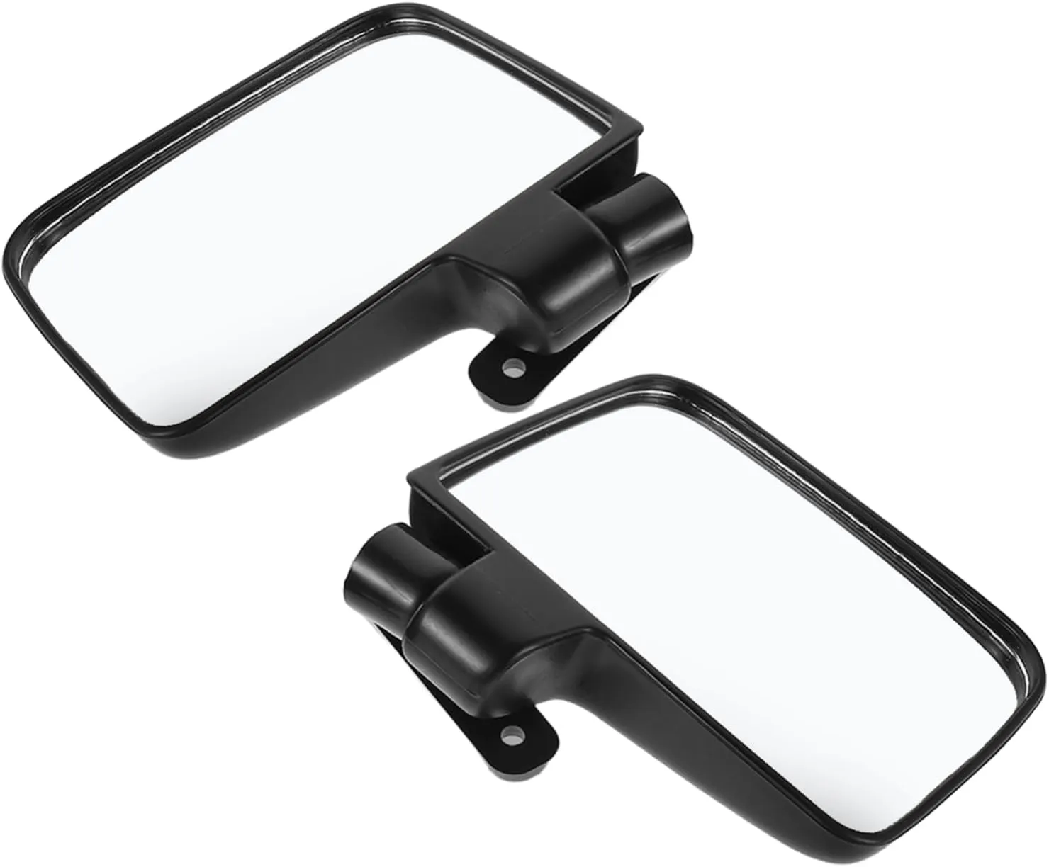 1 Set Golf Cart Side Mirrors Durable Rearview Mirrors for Enhanced Visibility Easy Installation Shockproof Design for Outdoor Conditions Safety Comfort