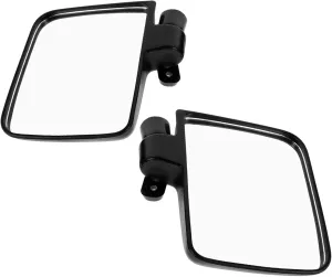1 Set Of Side Mirrors For Golf Cart: Wide Angle Golf Cart Rear View Mirror Enhanced Safety - Ensures Full Visibility Auxiliary Supply For Car Parking