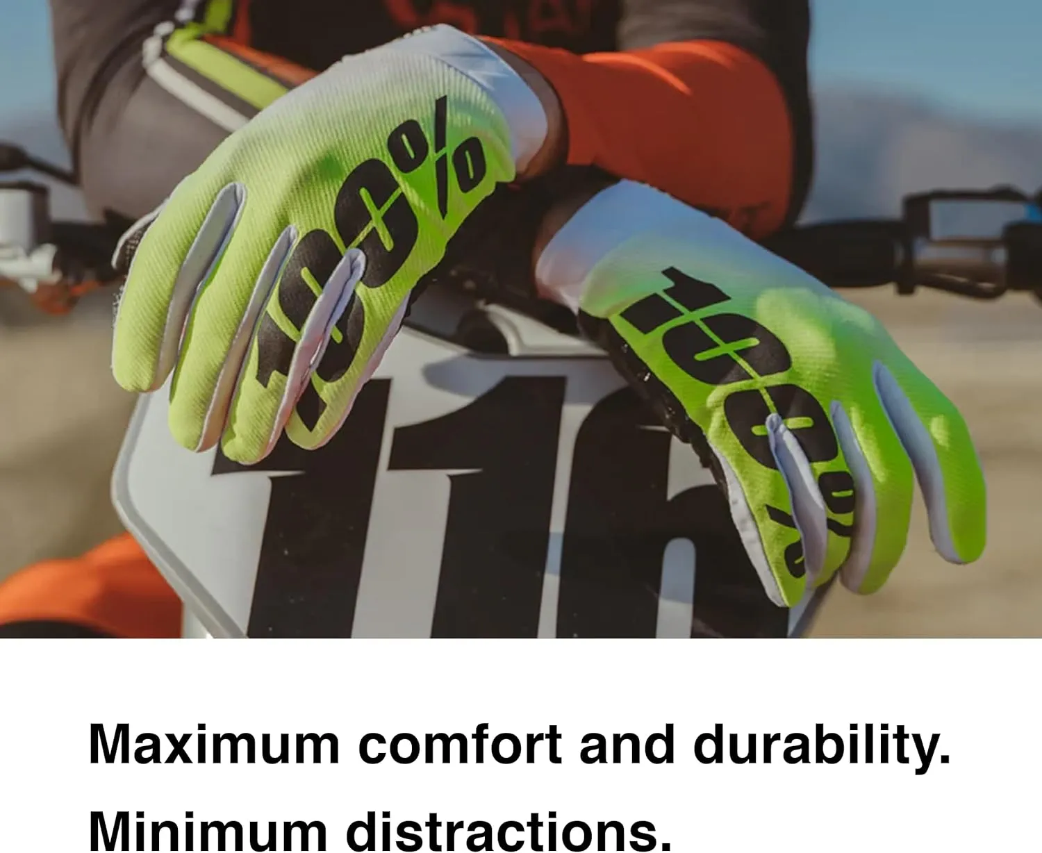 100% SLING Mountain Biking Gloves - MTB & Powersport Riding Protective Gear for Men