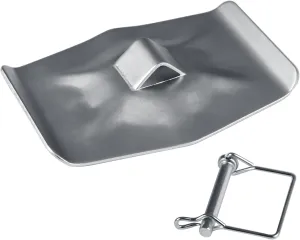 119225, RV Fifth Wheel Landing Gear Foot Pad and Pin Compatible with Lippert Venture, Landing Gear Footpad Footplate Kit for Atwood and Stromberg Carlson Landing Gear Systems | Replace# LG-119225