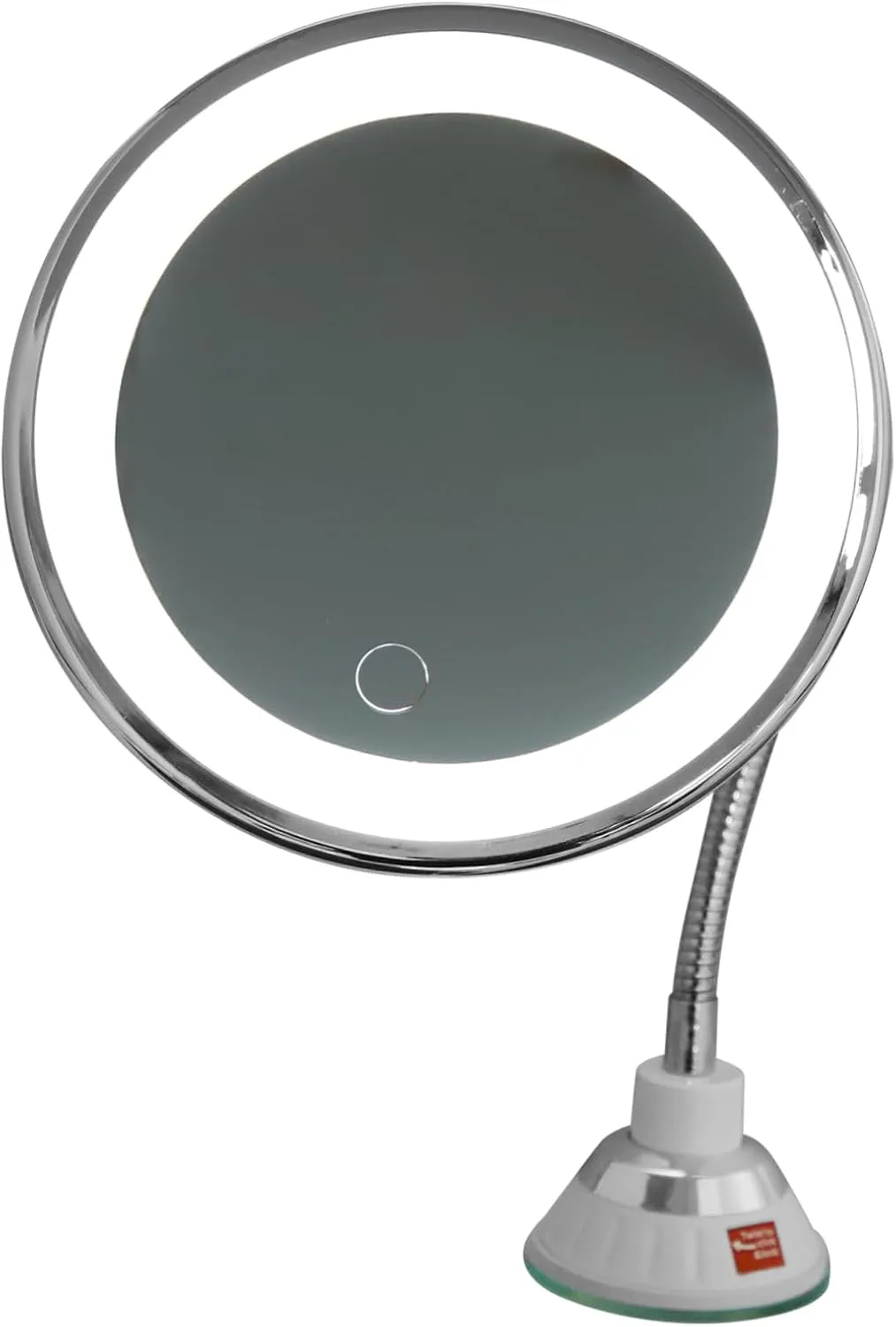 1Pc Magnification LED Makeup Mirror with Light USB Rechargeable Portable Design Brightness for Home and Travel Use