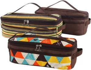 1pc Travel Cosmetic Bag Camping Kitchen Utensils Organizer Camping Cookware Portable Tableware Bag Coffee