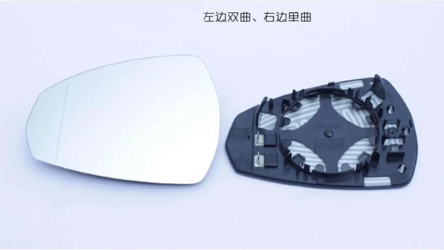 1pcs Mirror Side Mirror Reflective Lens Rearview Mirror Lenses Glass with Heating,for Audi A3 2014-2019