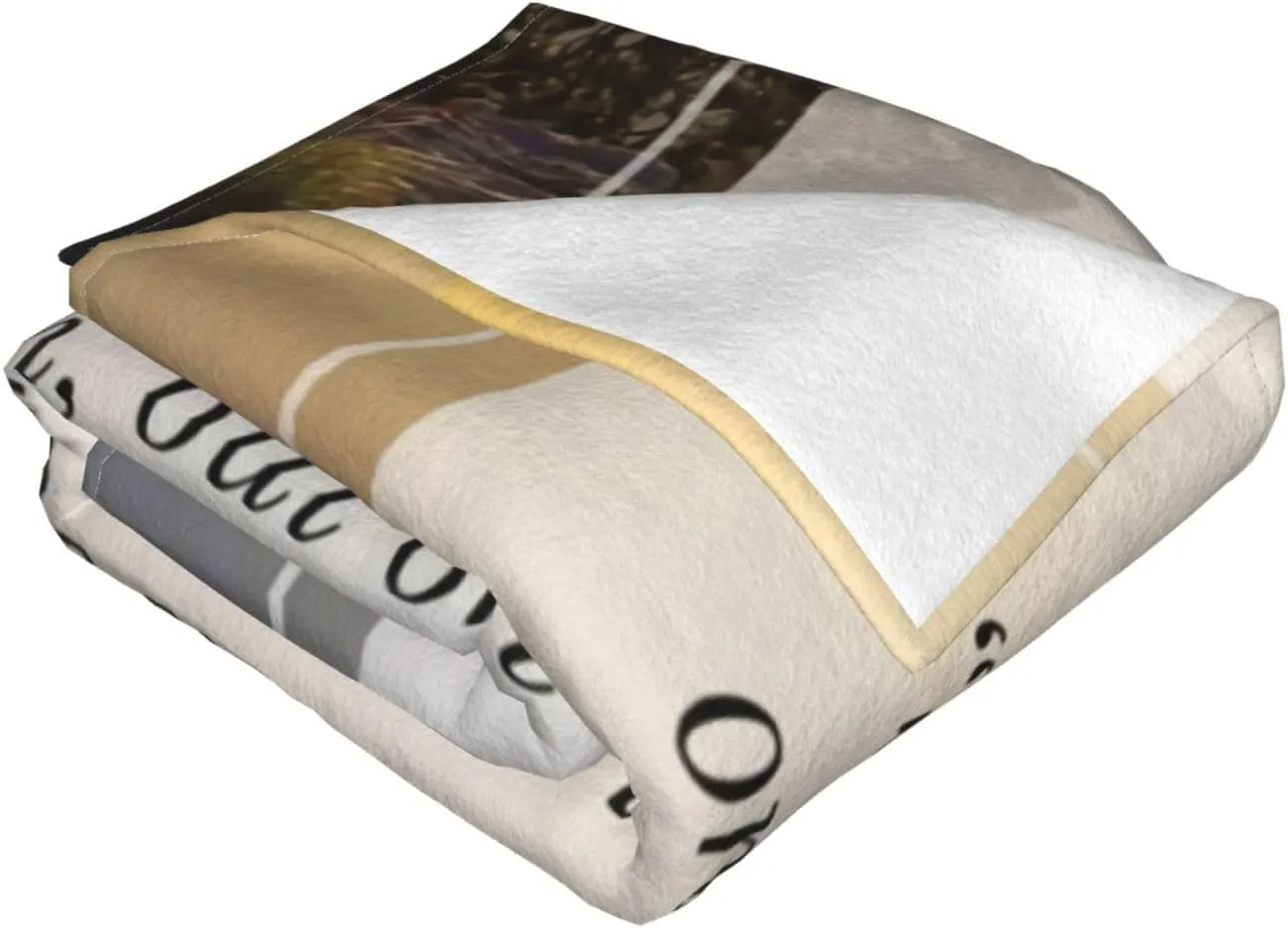 2 Corinthians 4 18 60"X50" Flannel Blanket - 100% Soft Polyester, Lightweight and Warm, Suitable for Families, Camping, Travel