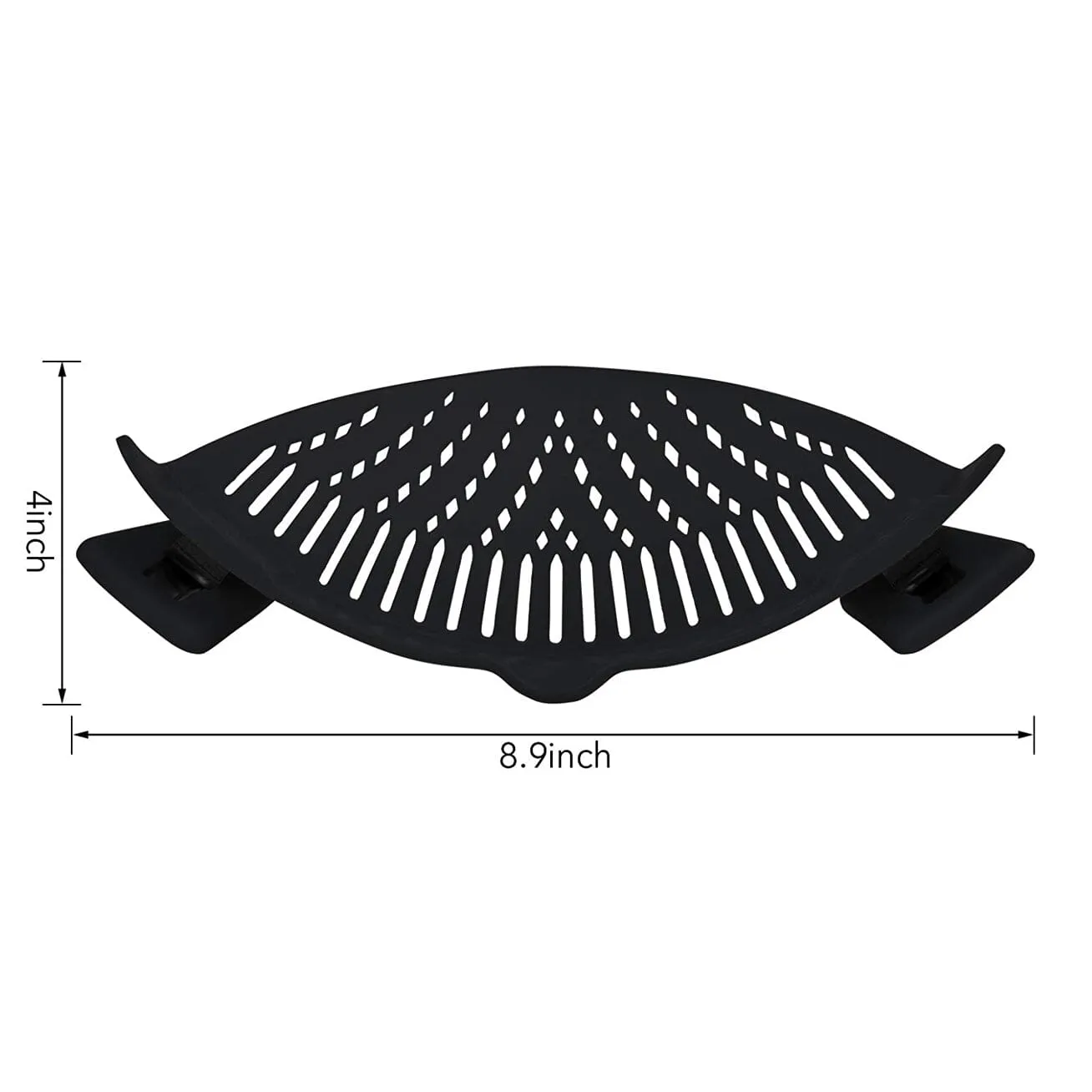2-Pack: Easy Snap On Heat Resistance Silicone Kitchen Strainer