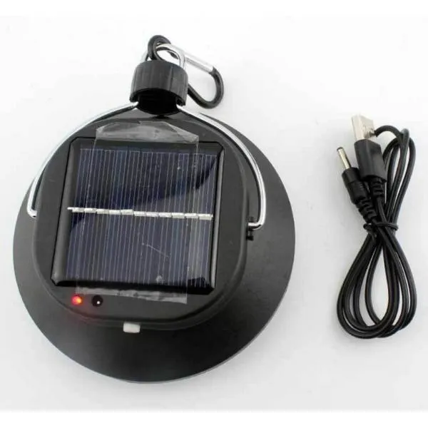 28-LED Outdoor Camping Solar Lamp USB 2 Modes Light for Emergency Tent