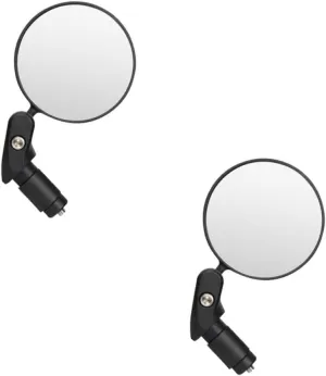 2pcs Bike Rearview Mirror 360° Rotation Reflective Convex Mirror for Bicycles
