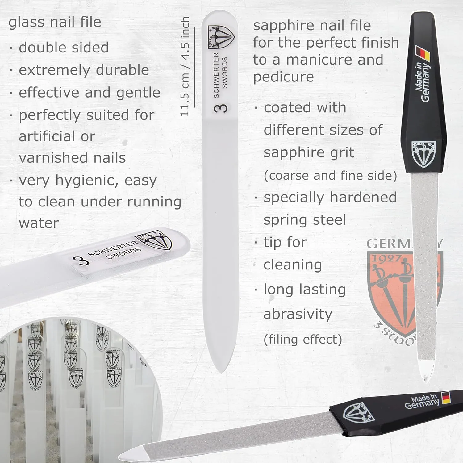 3 Swords Germany – manicure pedicure set kit (596)