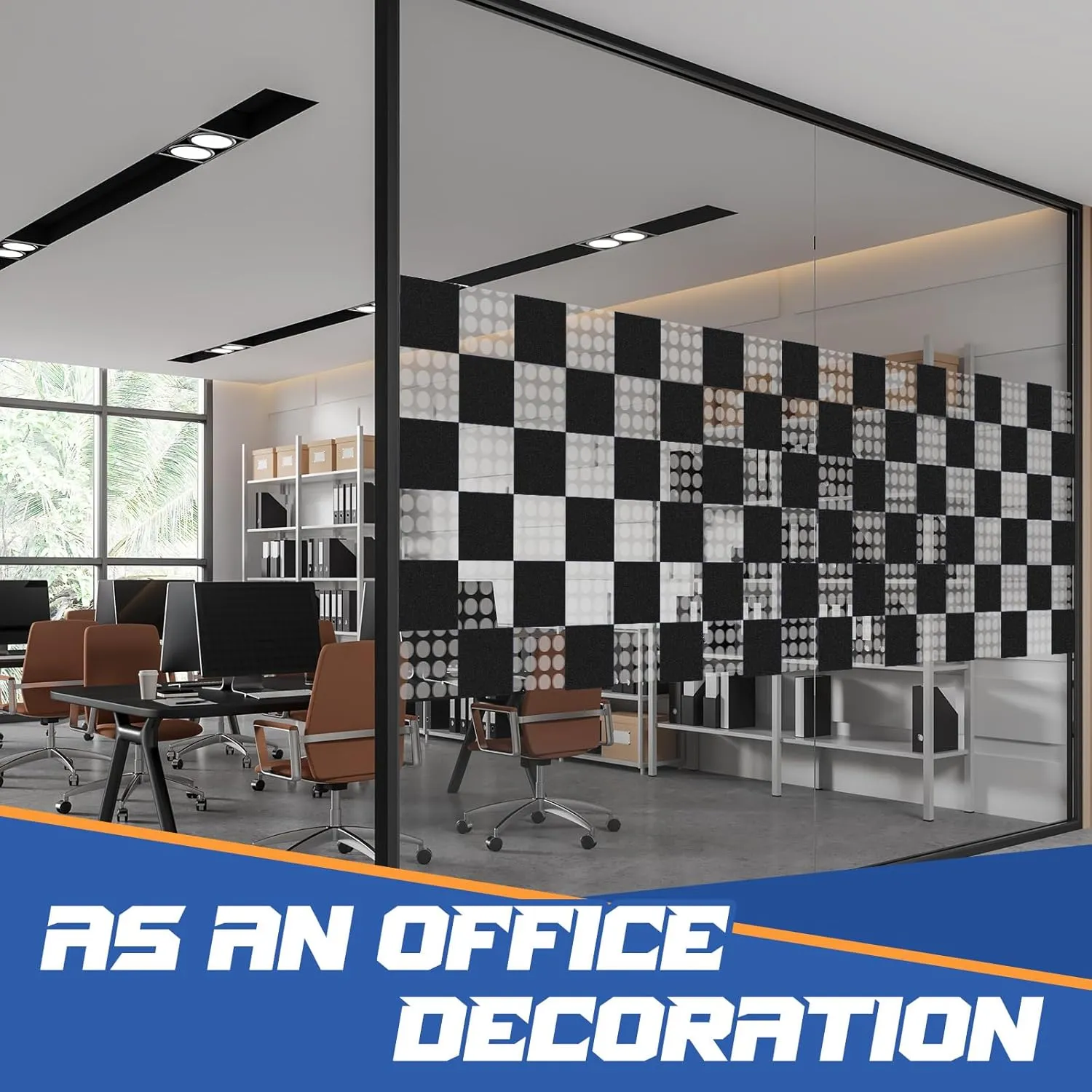 36 Inch X 26 ft One Way Window Film Privacy Daytime Reflective Mirror Window Tint Sun Blocking Thermal Insulated Film Heat Control Static Cling Tint Anti UV (Matte Black)
