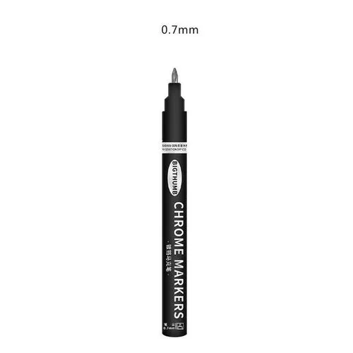 3color Mirror Marker Diy Reflective Paint Pen Gold Silver Copper