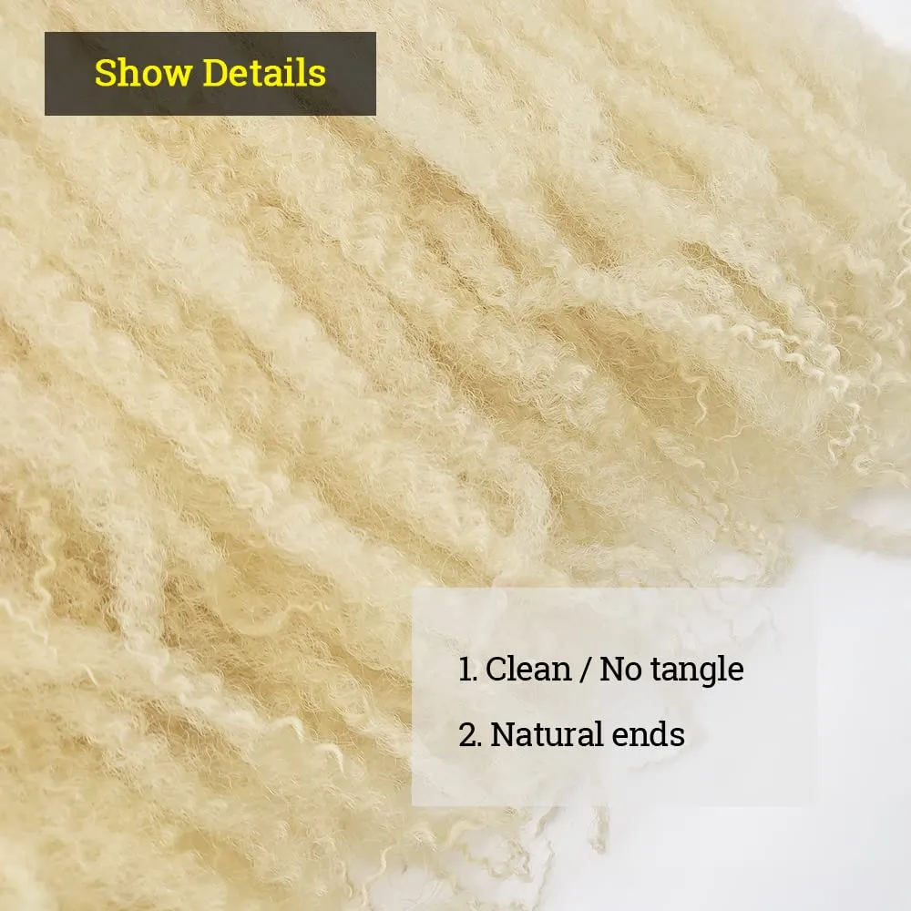 3Packs Marley Braiding Hair 18Inch Afro Marley Hair For Twists Synthetic Kinky Braiding Hair Extensions (613)