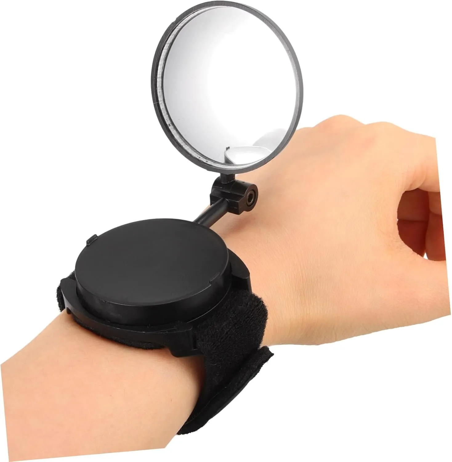 4pcs Bike Rear View Wristband Mirror Rotating Cycling Reflective Wrist Wear for Mountain and Road Portable Safety Accessory for Enhanced Visibility