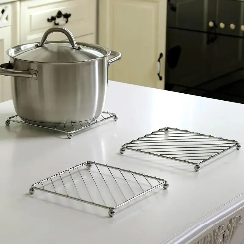 4pcs Heat Insulating Mat Tabletop Saucespan Anti Scald Cookware Protector Pad