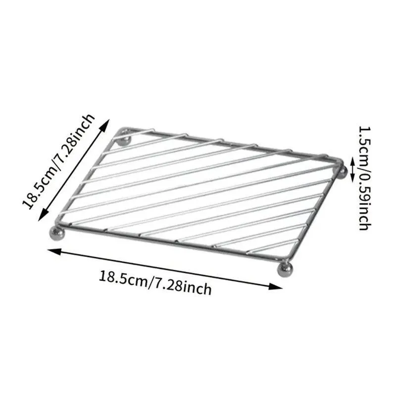 4pcs Heat Insulating Mat Tabletop Saucespan Anti Scald Cookware Protector Pad