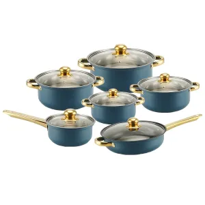 5-Piece Stainless Steel Cookware Set with Clear Lids - Versatile & Dishwasher Safe