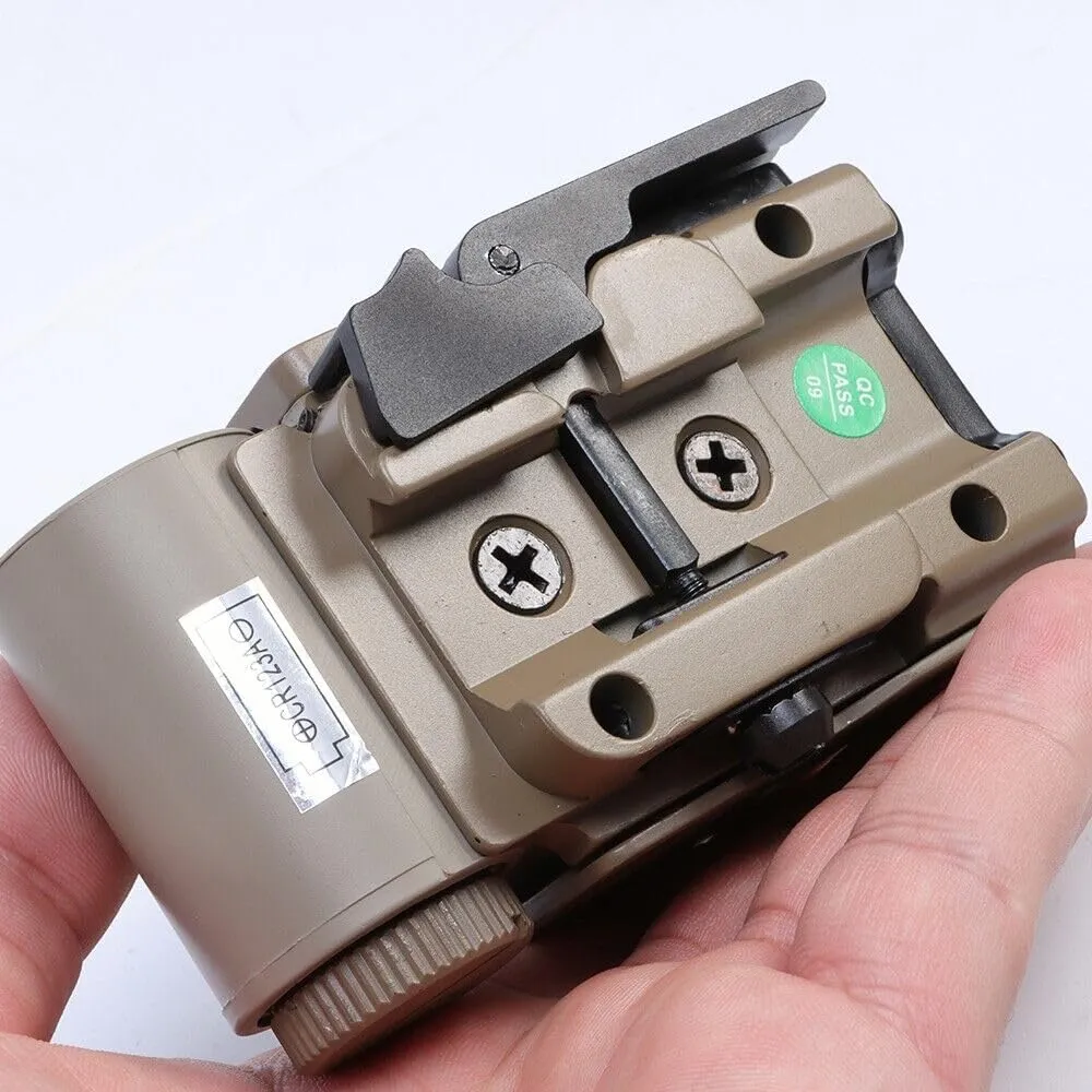558 Holographic Sight and G45 5X Magnifying Glass Combo, Red and Green Dot Reflex Scope, Installation Special Quick Detachable Mount, for 20mm Rail