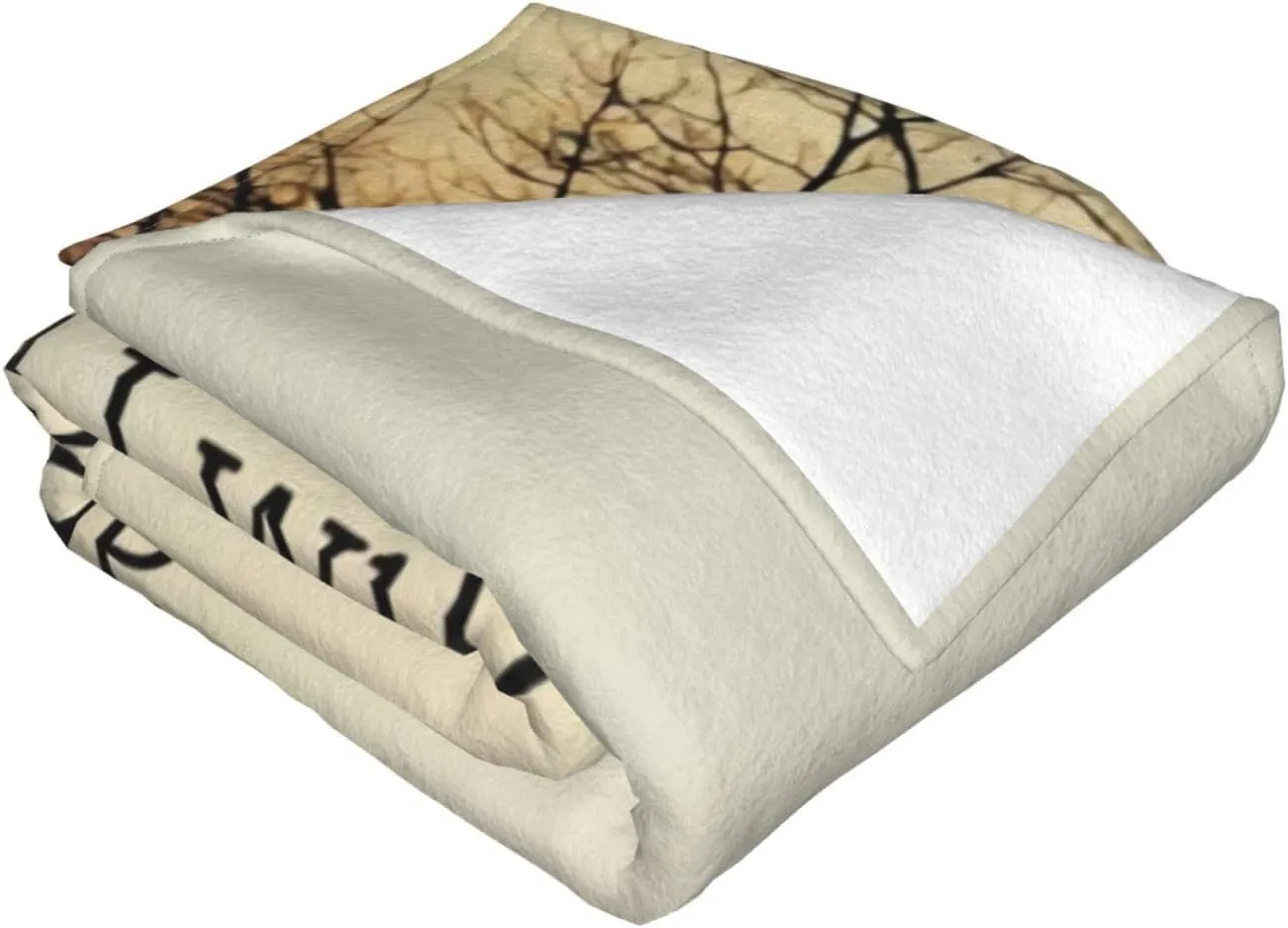 60"X50" Flannel Blanket - 100% Soft Polyester, Lightweight and Warm, Suitable for Families, Camping, Travel