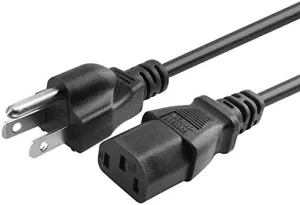 6ft/1.8m AC in Power Cord Cable Outlet Socket Plug Lead Replacement for First ACT MA120 Guitar Amplifier Amp