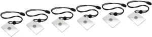 6pcs Outdoor Reflective Survival Mirror for Emergency Signaling Essential Hiking Gear for Activities Design Easy to Use