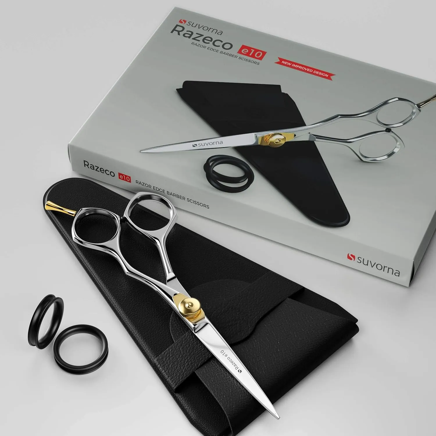 6" Hair Cutting Scissors for Professionals, Barbers & Hairdressers – Sharp Hair Shears for Cutting, Trimming, Grooming – Hair Scissors Professional for Men, Women, Adults