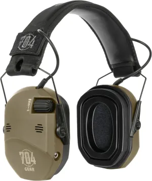 704 Gear Fader | Active Electronic Ear Pros for Shooting | Omnidirectional Microphones | With CO-Z Gel Ear Pads