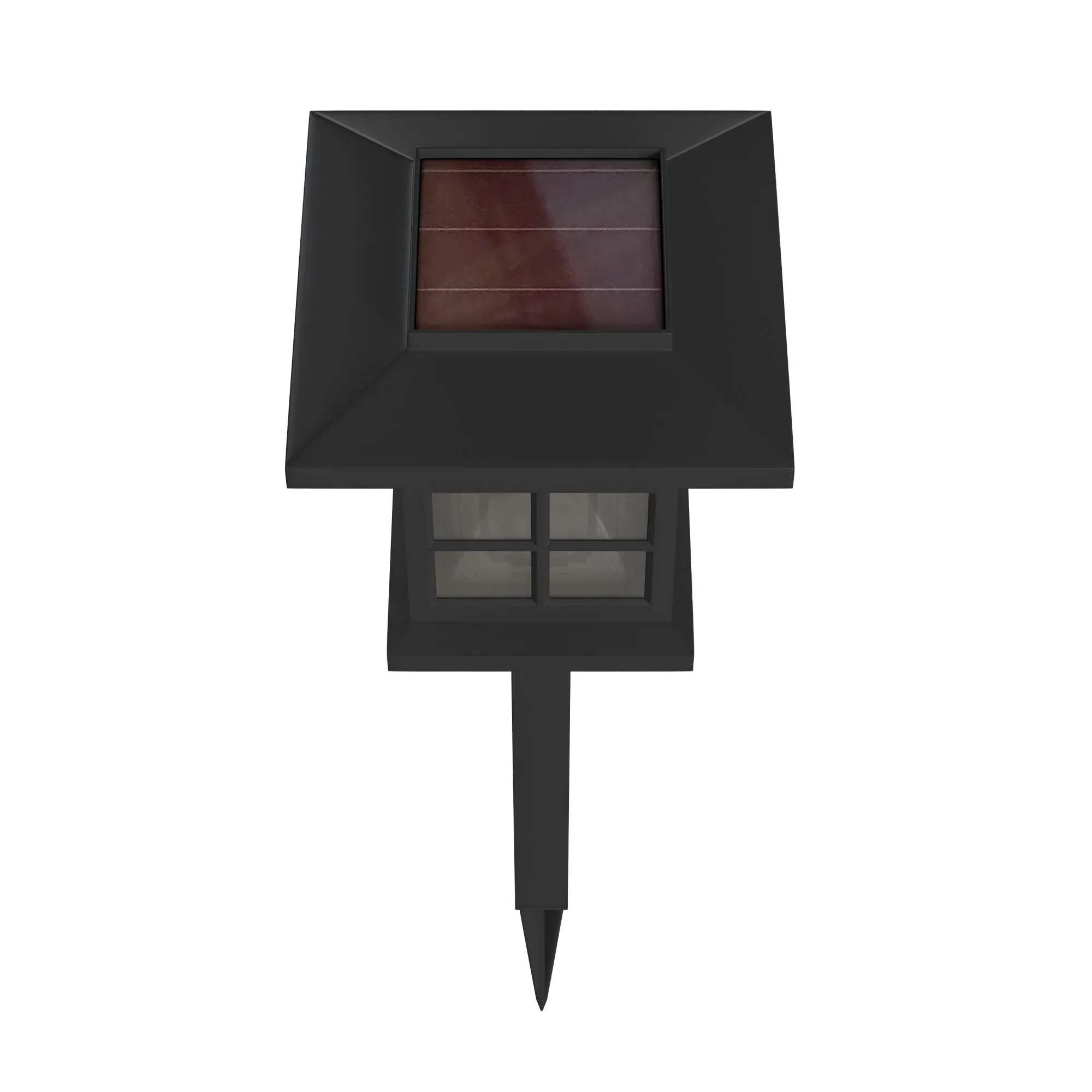 8 Pack Lantern Style LED Solar Lights Weather Resistant Outdoor Solar Powered Lights for Pathway, Garden, & Yard