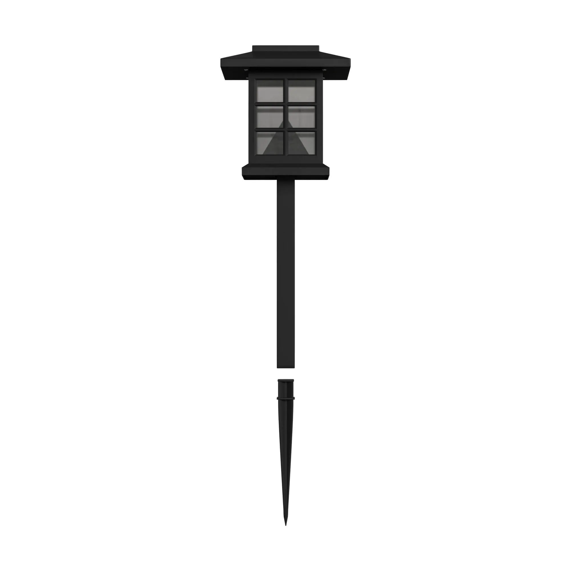 8 Pack Lantern Style LED Solar Lights Weather Resistant Outdoor Solar Powered Lights for Pathway, Garden, & Yard