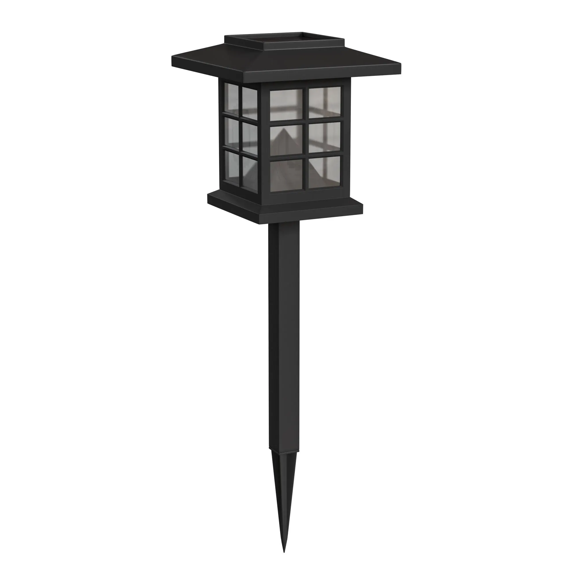 8 Pack Lantern Style LED Solar Lights Weather Resistant Outdoor Solar Powered Lights for Pathway, Garden, & Yard