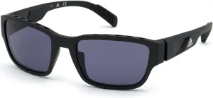 Adidas SP0007 Rectangular Sunglasses for Men   Bundle with Designer iWear Kit
