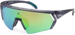 adidas Sunglasses Sport SP 0063 20Q Grey/Other/Green Mirror