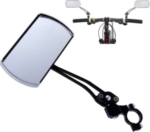 Adjustable Handlebar Rear View Mirrors Reflective for Mountain Bike Adventure Motorcycle Universal Bike Mirror