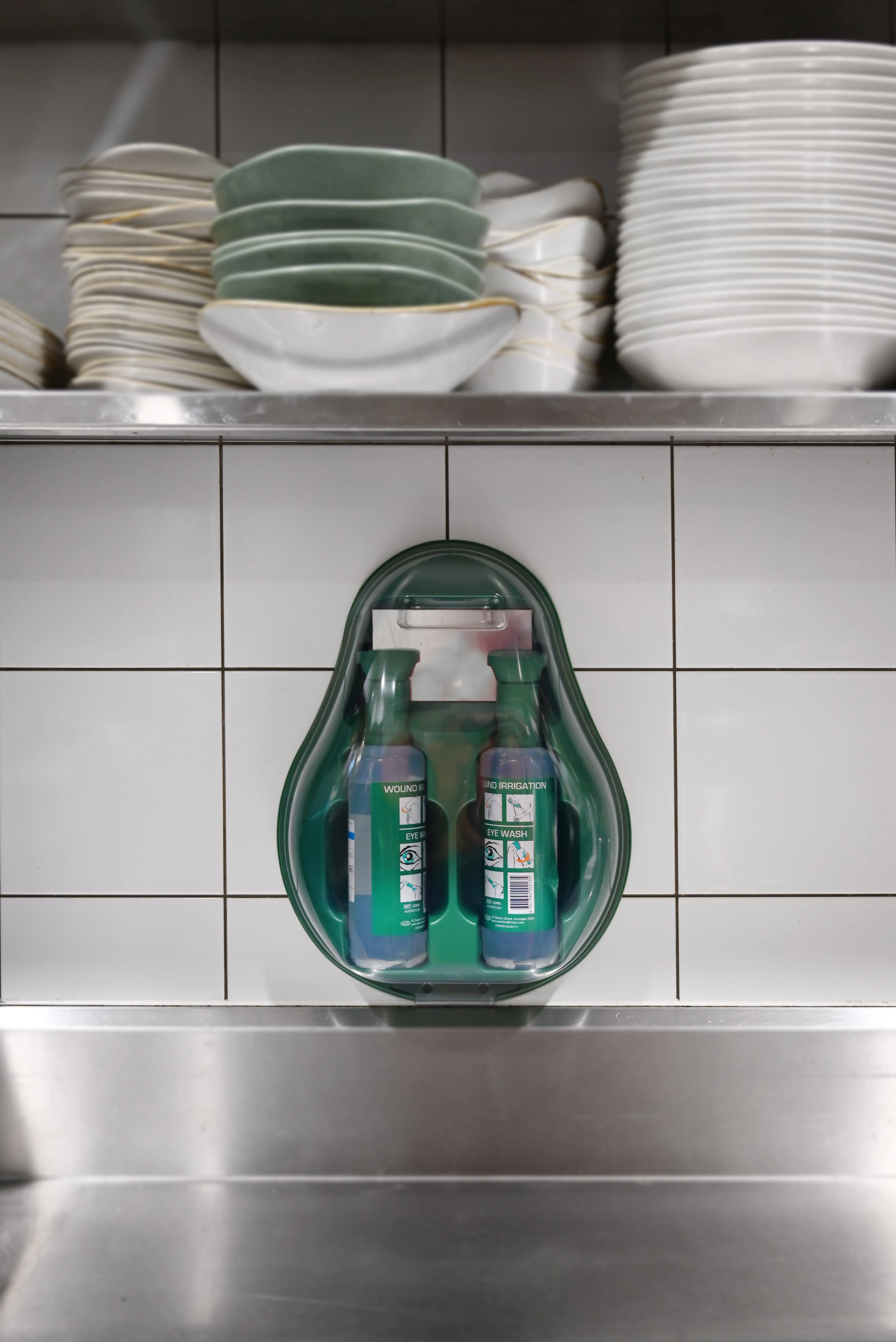 AEROWASH Drop Eyewash Station (2 x 500mL bottles)