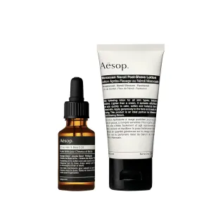 Aesop Shine Hair & Beard Oil & Neroli Post Shave Lotion | Grooming Kit for Full Beards and Hair | Moisturizing, Non Greasy, SIlicon Free | 0.8 oz   2 oz