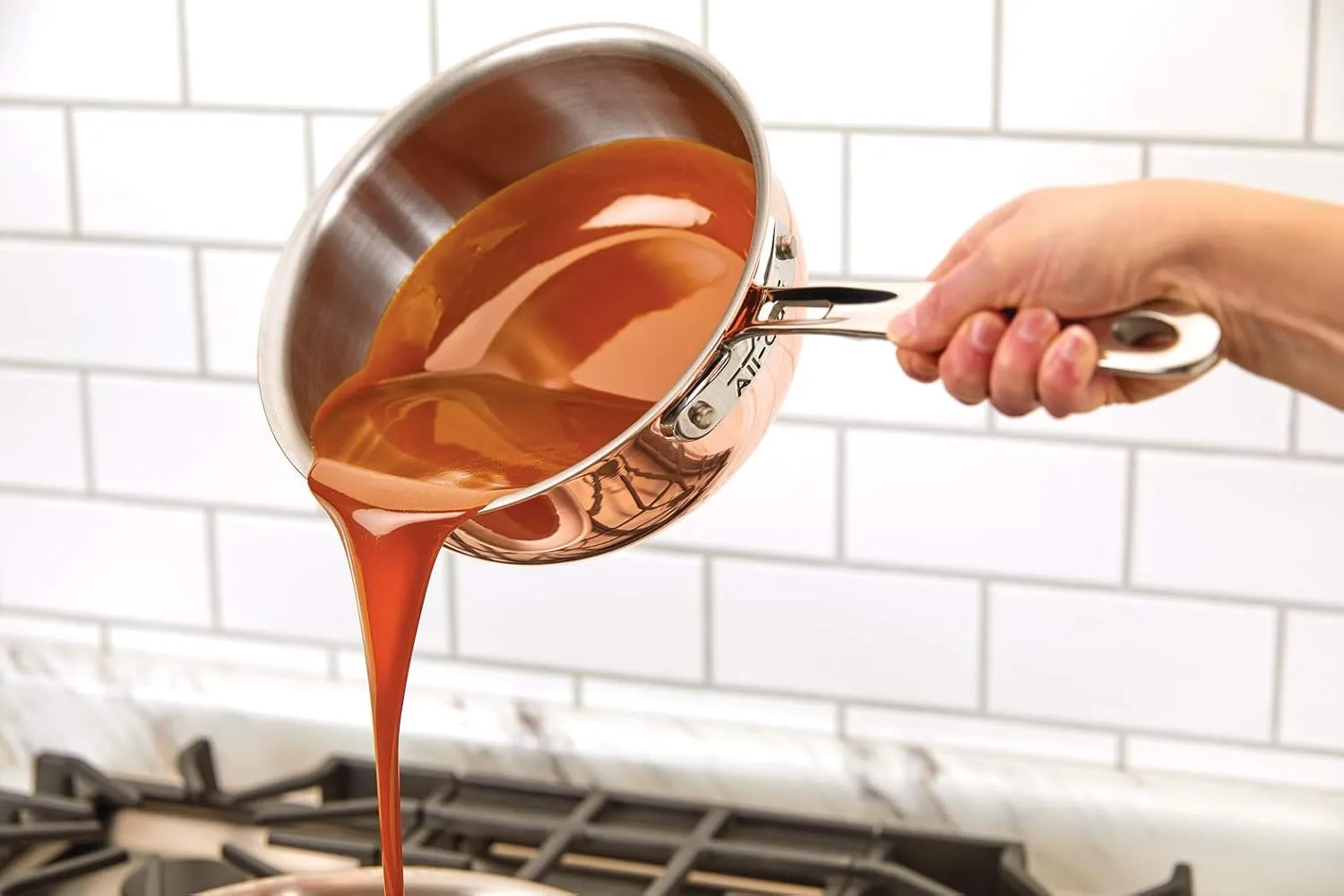All-Clad Copper C4 2 Qt. Saucepan with Lid, Cookware