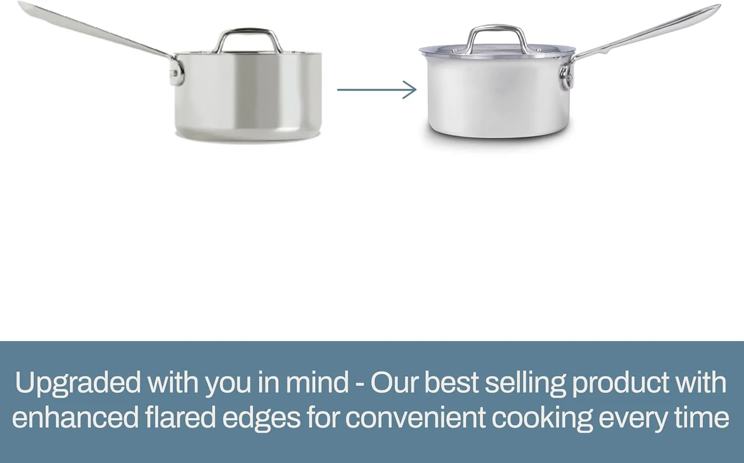 All-Clad D3 3-Ply Stainless Steel Sauce Pan with Lid 3 Quart, Induction, Oven Broiler Safe 600F, Multipurpose, Compatible w/ All Cooktops, For Restaurant or Home Kitchen, Pots & Pans, Cookware, Silver