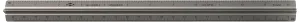 ALVIN Aluminum Engineer Triangular Scale 12" Model 2200M-2 Ruler for Drafting and Drawing, Great for Students and Professionals, Highly Durable Anodized Aluminum - 12 Inches