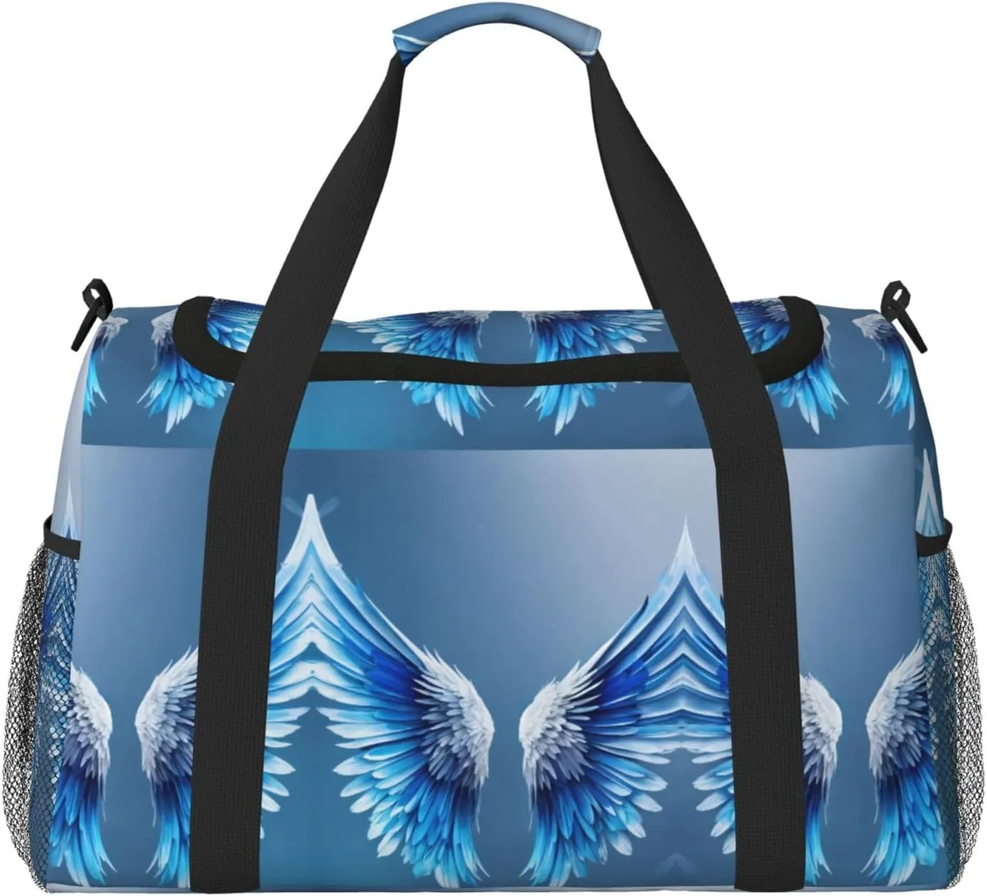 Angel Wing print Weekender Overnight Carry On Bag Gym Luggage Bag Duffel Bag for Travel Women