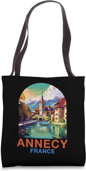 Annecy Travel Traveling Adventure Vacation Annecy France Tote Bag