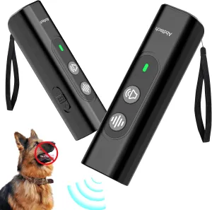 Anti Barking Device for Dogs - Dog Bark Deterrent Devices for Stopping Bad Dog Behavior - Ultrasonic Dog Bark Deterrent, Refuse to Shout and Slap - Best Anti Barking Device Rechargeable