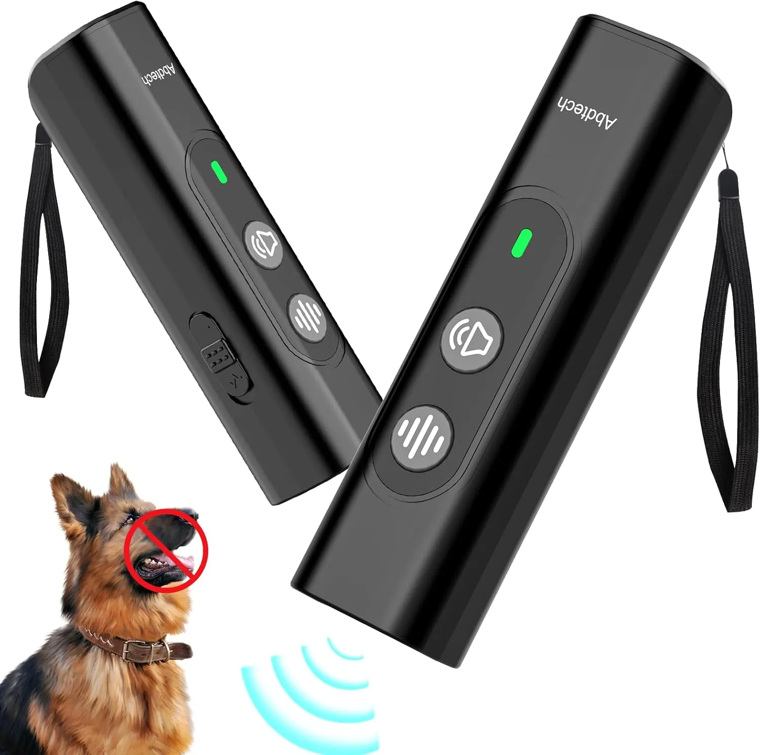 Anti Barking Device for Dogs - Dog Bark Deterrent Devices for Stopping Bad Dog Behavior - Ultrasonic Dog Bark Deterrent, Refuse to Shout and Slap - Best Anti Barking Device Rechargeable