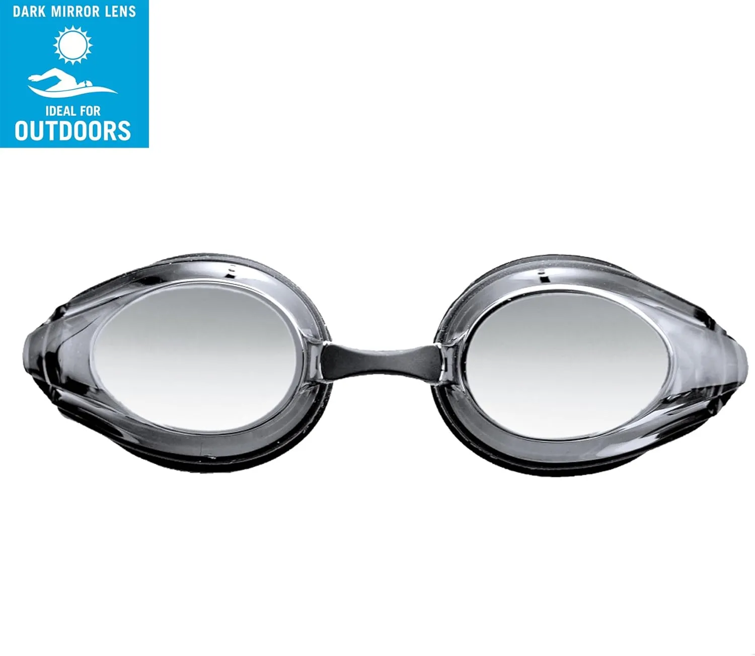 Arena Tracks Unisex Adult Essential Racing Swim Goggles Competitive Swimmers FINA-Approved Anti-Fog Mirror/Non-Mirror Lens