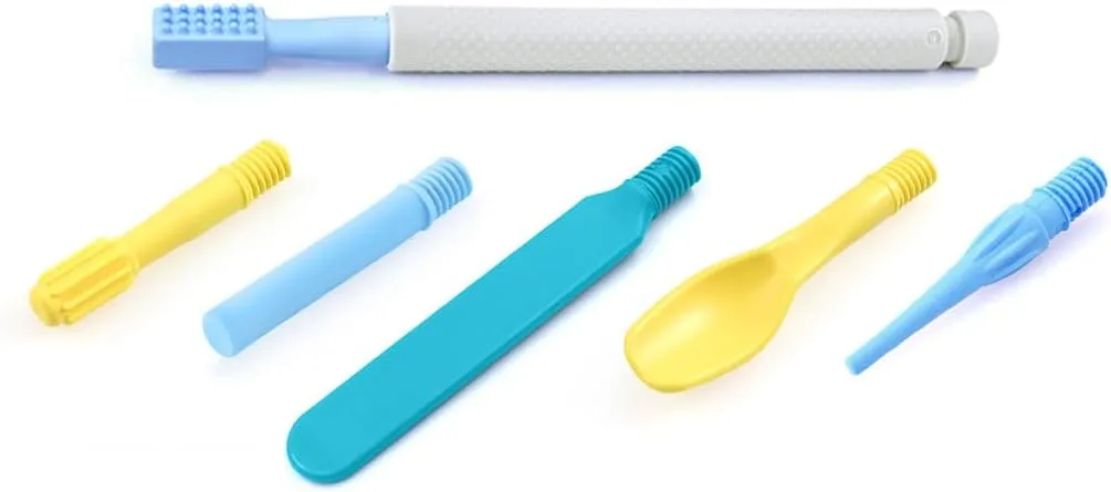ARK's Z-Vibe Travel Kit with Spoons (Light Grey) by ARK Therapeutic