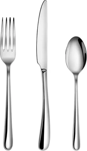 Artaste Rain II Forged 18/10 Stainless Steel (Silver (Service for 12), Flatware (36-Piece Set))