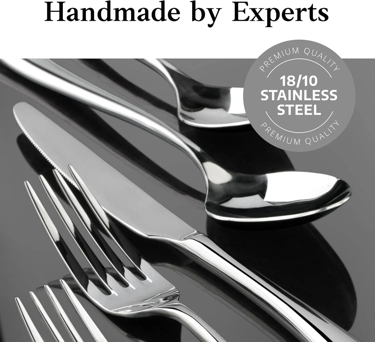 Artaste Rain II Forged 18/10 Stainless Steel (Silver (Service for 12), Flatware (36-Piece Set))
