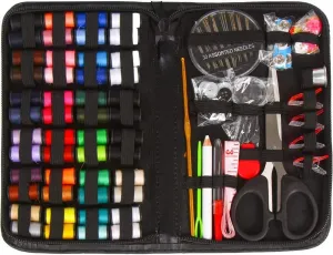 ASWRTYJO Home Travel 172 Piece Set Needle and Thread Box Set Handmade Sewing Cloth Bag