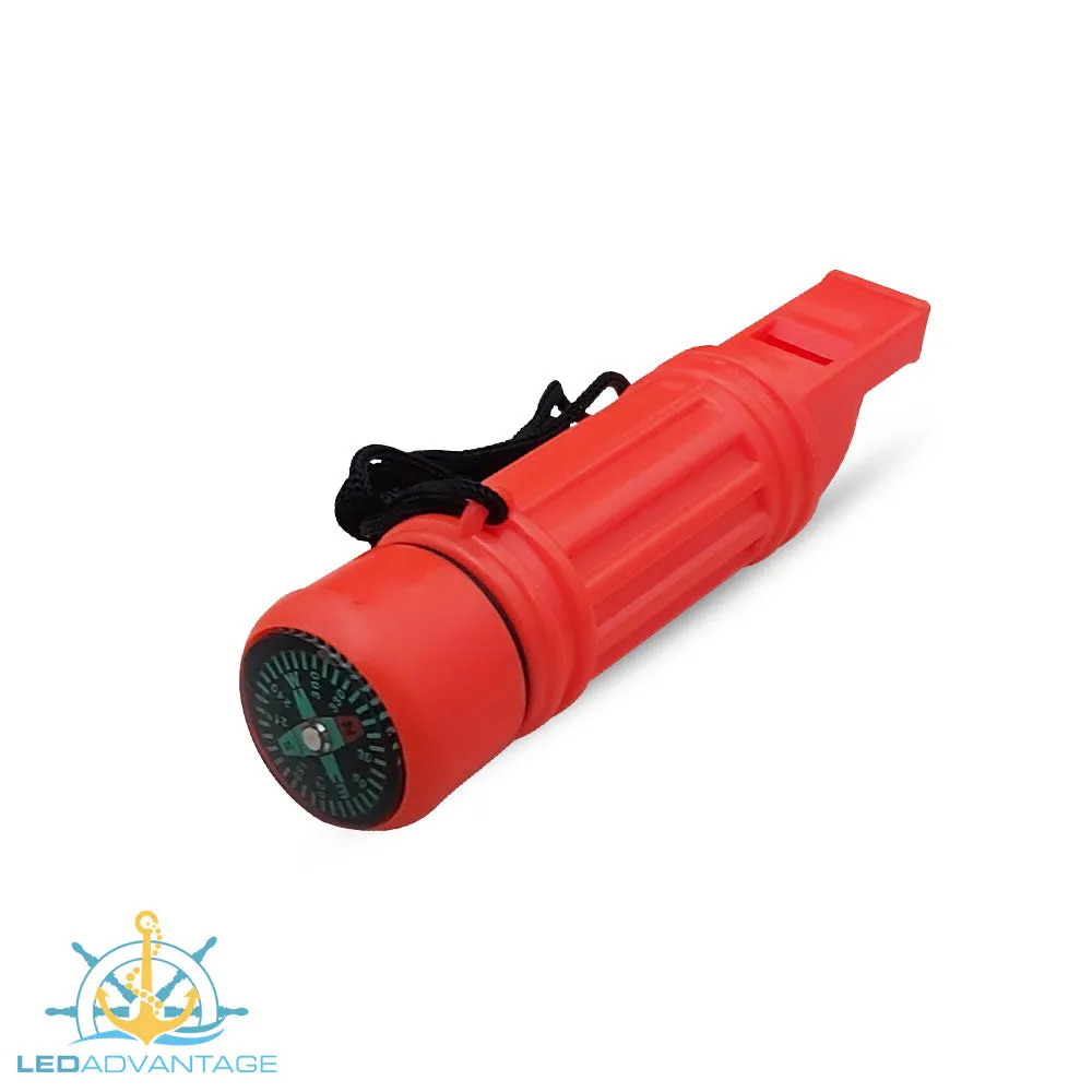 Axis Safety Emergency Boat Bailer Bucket Kit (Rope & Float, Whistle, Mirror & Compass)