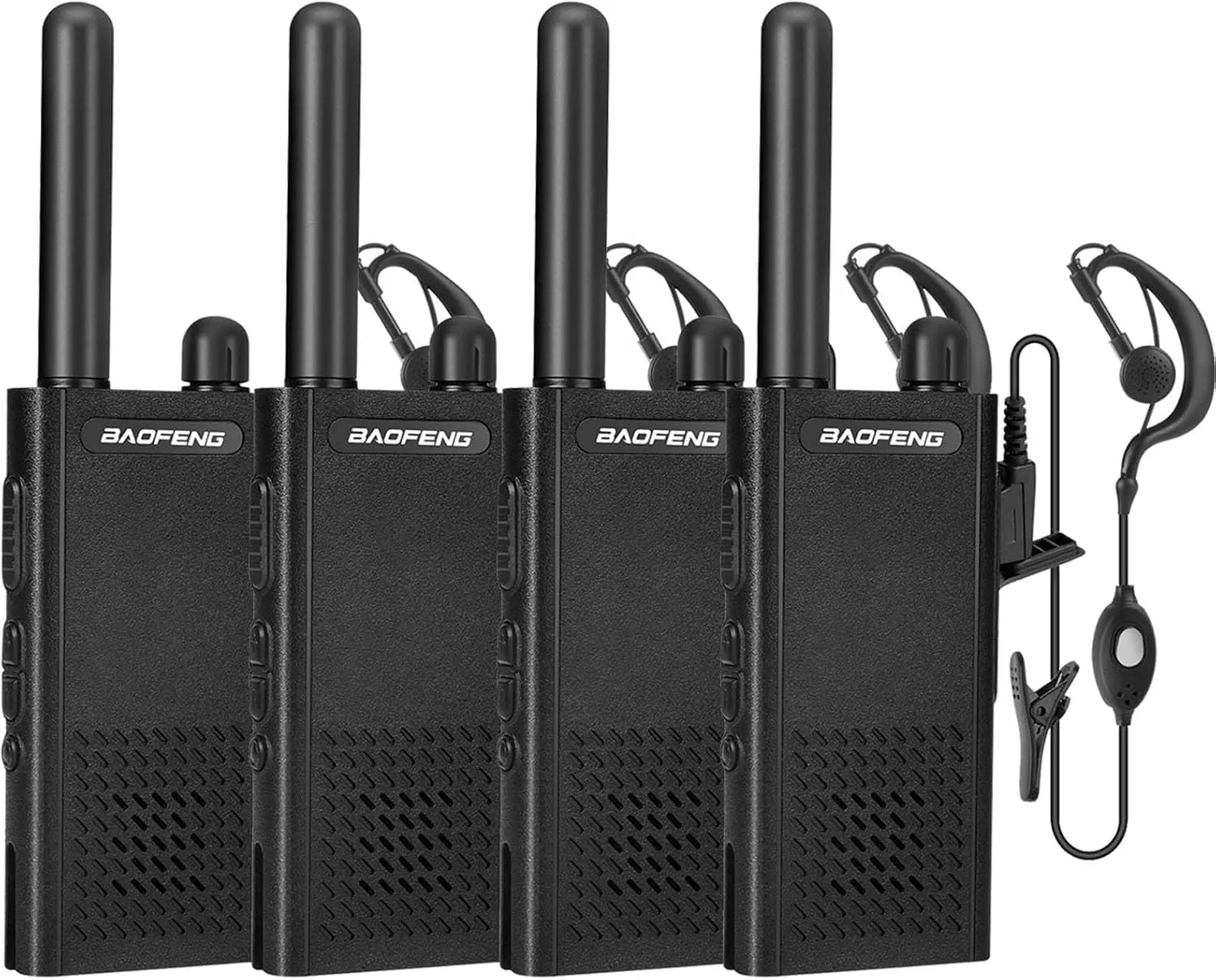 Baofeng T26 Walkie Talkies Long Range, Rechargeable Li-ion Battery 16 FRS Channel Two Way Radios with Earpieces for Adults, Handheld Mini Compact Walky Talky with Type-C Charging