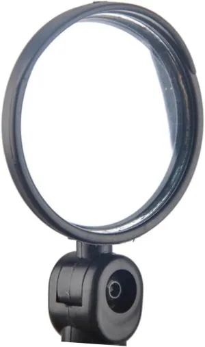 BESPORTBLE 2-pair Bike Rear View Mirrors Wide Angle Convex Universal Handlebar Mount Easy Install Black Reflective for Safety